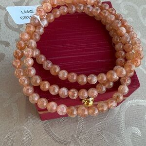 Orange Agate Bracelet